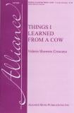 Things I Learned from a Cow Two-Part choral sheet music cover